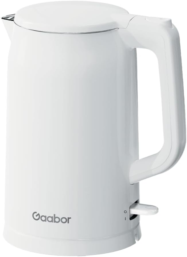 Chaleira Elétrica Branca 1,7L 1450W Aço Inox e Cabo Retrátil