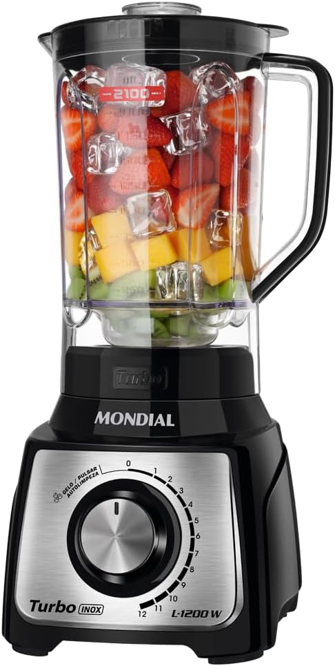 Liquidificador Turbo Mondial - 1200W
