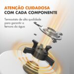 Chaleira Elétrica Branca 1,7L 1450W Aço Inox e Cabo Retrátil - Miniatura 5