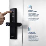 Fechadura Digital de Embutir com Biometria Elsys ESF-DE2000B - Miniatura 3