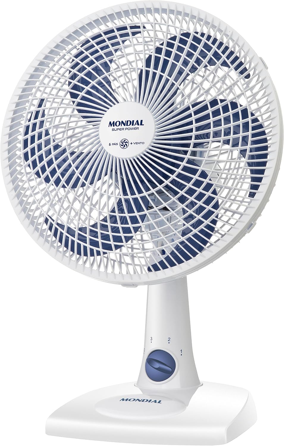 Ventilador de Mesa MONDIAL 127V, 30cm, 6 pás, Super Power