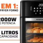 Fritadeira Air Fryer Oven Mondial AFON-12L-FB - Miniatura 2