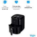 Fritadeira Air Fryer Elétrica Start Fry 3,5l 110v - Miniatura 2