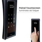 Fechadura Digital Eletronica Senha Sobrepor Papaiz Sl140 - Miniatura 6