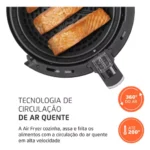 Fritadeira Sem Óleo Air Fryer 3,5l Preto 1500w Af-31 Mondial 127V - Miniatura 3