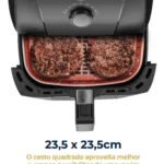 Air Fryer Britânia 5,5l Antiaderente Redstone 1500w Bfr50 Cor Preto 110V - Miniatura 8