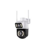 Câmera Segurança Dome 360 Prova D'agua Lente Dupla Cor Branco/preto - Miniatura 4