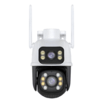 Câmera Segurança Dome 360 Prova D'agua Lente Dupla Cor Branco/preto - Miniatura 5
