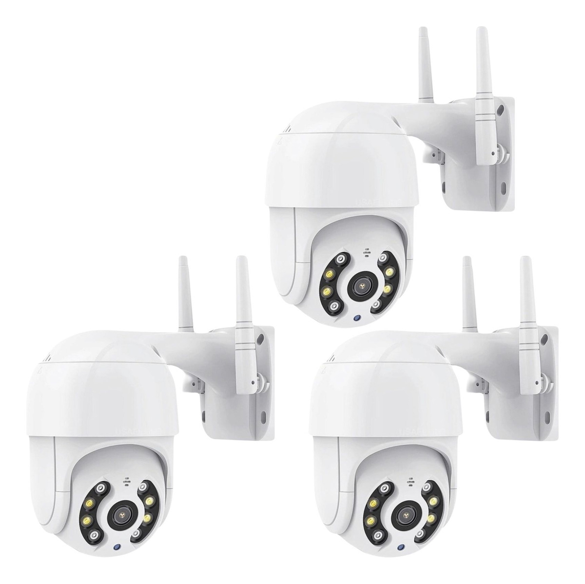 ( Leve 3 Pague 2 ) Câmera ip dome wi-fi Full HD externa Prova D'água 3 unidades