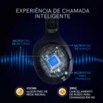 Headset Qcy H3 Anc Adaptativo Bluetooth 5.3 Multiponto 60h Cor Azul - Miniatura 5