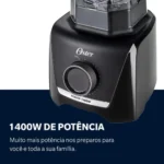 Liquidificador 1400w Full 3,2L cor preto Oster - Miniatura 4