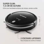 Aspirador De Pó Robô Fast Clean Rb-03 Mondial 127/220V Cor Preto - Miniatura 6