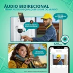 Câmera Energia Solar 4g Dupla C/ Chip Monitorar Área Rural. - Miniatura 4