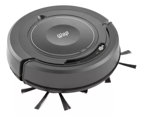 Robô Aspirador de Pó WAP ROBOT W100C - 3 em 1 Varre Aspira e Passa Pano, Sensor Antiqueda e de Impacto, 127/220V