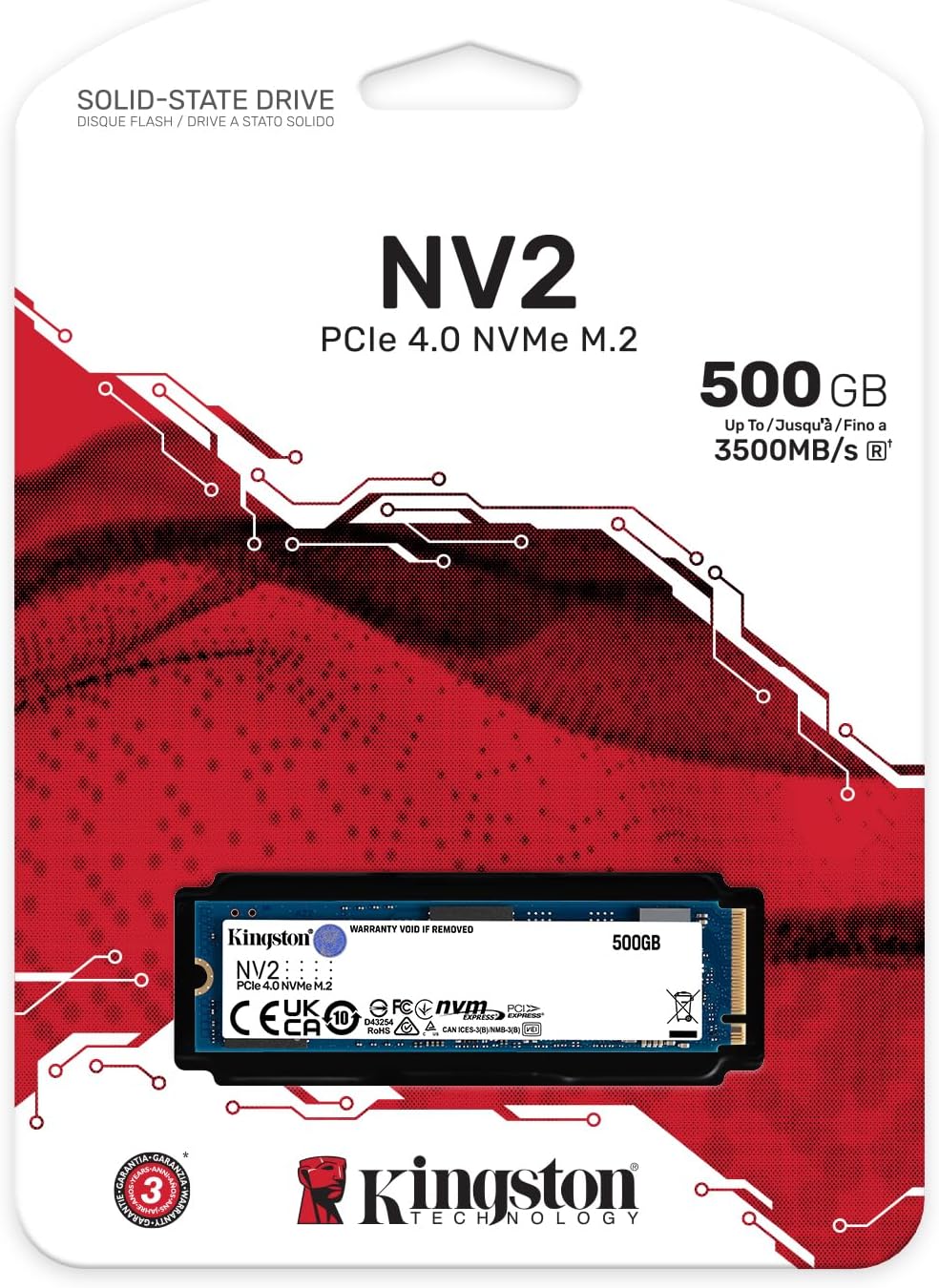 SSD Kingston NV3 500GB M2