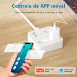 Extensão Inteligente Wifi Tuya 3 Tomadas 2usb 1type-c Coibeu - Miniatura 7