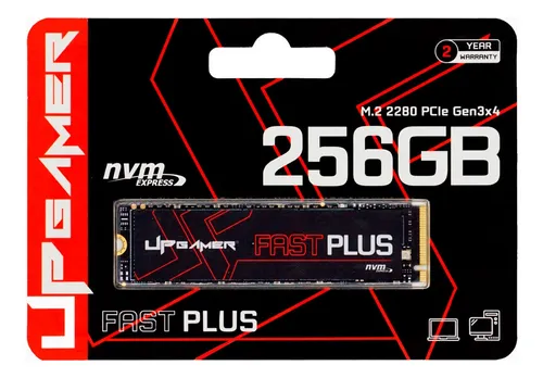 interno UP Gamer SSD UP3000 256GB preto
