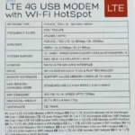 Modem 4g Lte Wifi Usb 150mbps Portátil Sim Card Chip Cor Preto - Miniatura 3