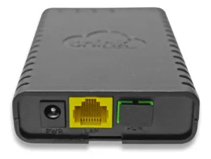 Onu 1 porta Think 1P Dual Gpon Epon PPOE TK-ONU-1P-D cor preta