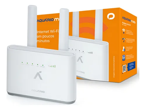 Modem Roteador Móvel Aquário Md4000sx 4g Wi-fi Cor Branco