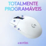 Mouse Gamer Sem Fio Logitech G305 Branco - Miniatura 3