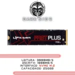 interno UP Gamer SSD UP3000 256GB preto - Miniatura 4