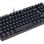 Teclado gamer Redragon Kumara QWERTY Outemu Black português Brasil cor preto com luz RGB - Miniatura 5