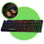 Teclado Gamer Semi Mecânico Rgb Led Iluminado Abnt2 - Miniatura 2