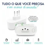 Tomada Inteligente Wi Fi 16a Bivolt Smart Plug Com Monitor De Consumo Compatível Com Alexa - Miniatura 8