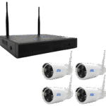 KIT NVR Gravador Digital de Vídeo 720p HDMI/VGA + 4 Câmeras Bullet 720P IP Aitek - Miniatura 1