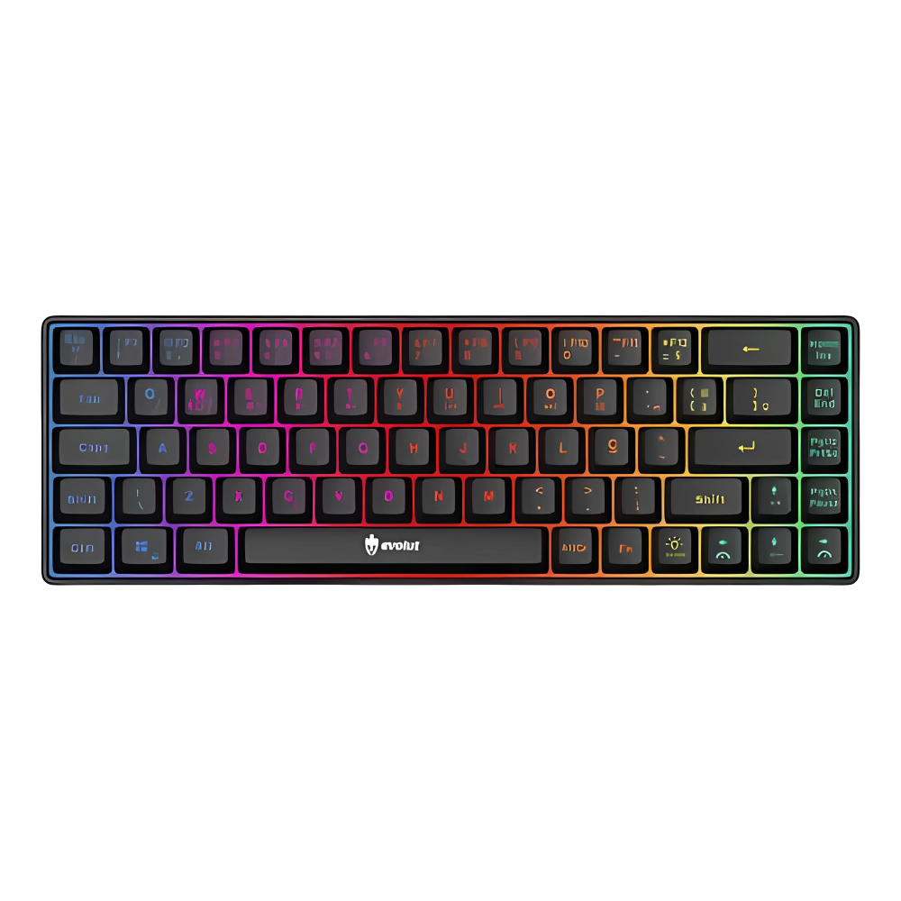 Teclado Gamer Evolut Fay Eg211 60%