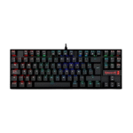 Teclado gamer Redragon Kumara QWERTY Outemu Black português Brasil cor preto com luz RGB - Miniatura 1