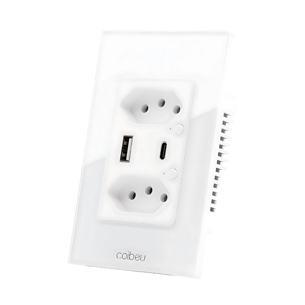 Interruptor Inteligente WiFi, Tomada Inteligente WiFi, Controle Remoto de Eletrodomésticos Por Telefones Celulares Coibeu