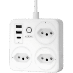 Extensão Inteligente Wifi Tuya 3 Tomadas 2usb 1type-c Coibeu - Miniatura 1
