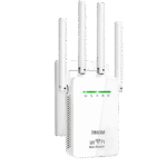 Amplificador Wi-Fi 4 Antenas 300Mpbs Repetidor de Sinal - Miniatura 1