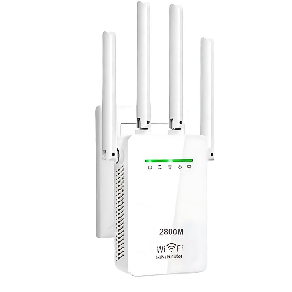 Amplificador Wi-Fi 4 Antenas 300Mpbs Repetidor de Sinal