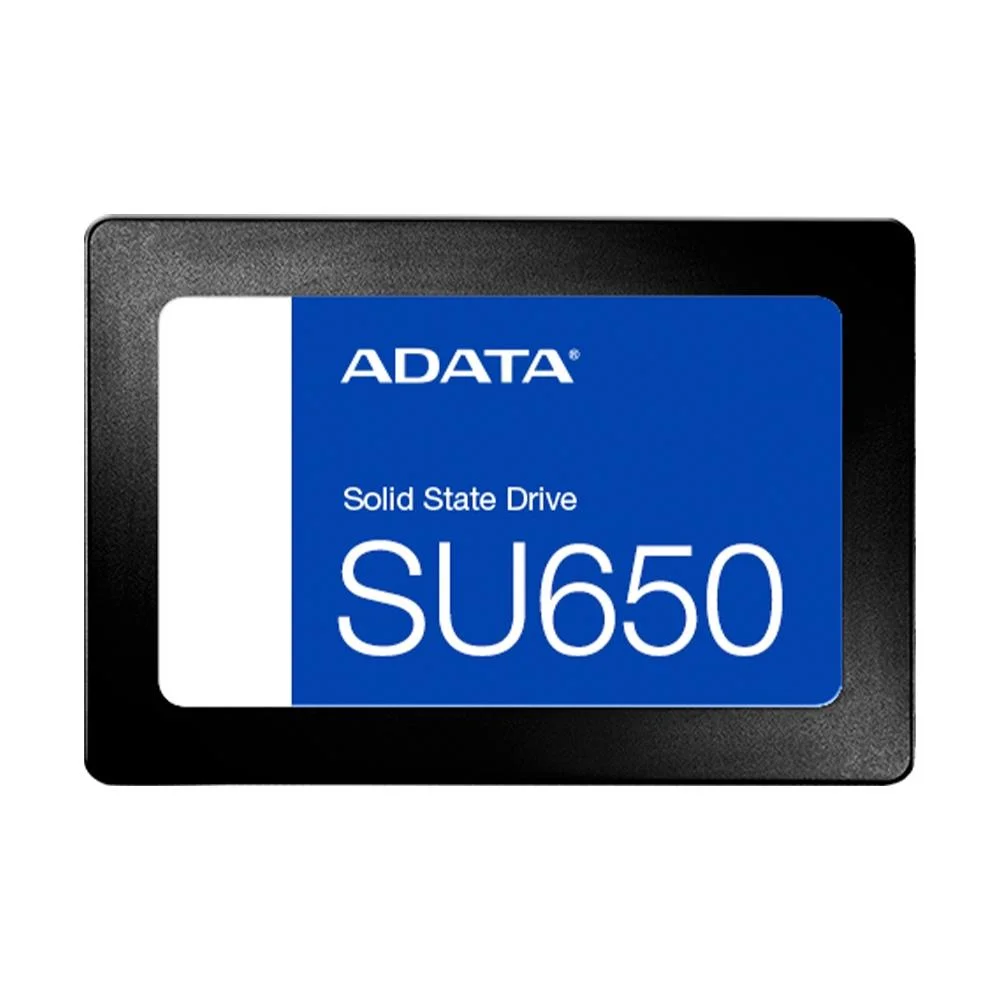 SSD240GB Adata 3 2.5 SU650 ASU650SS-240GT-R 240GB preto