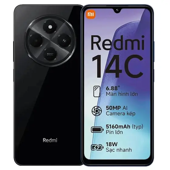Celular Xiaomi Redmi 14c, 8gb de RAM, 256gb de ROM - Miniatura 2