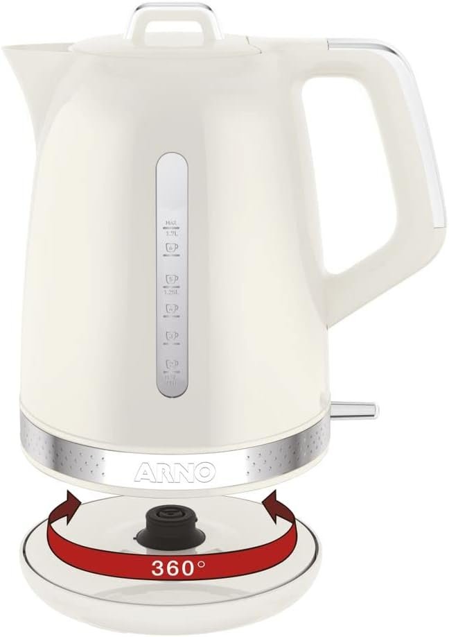 Chaleira Elétrica Arno Soleil 1,7L Marfim - Miniatura 3