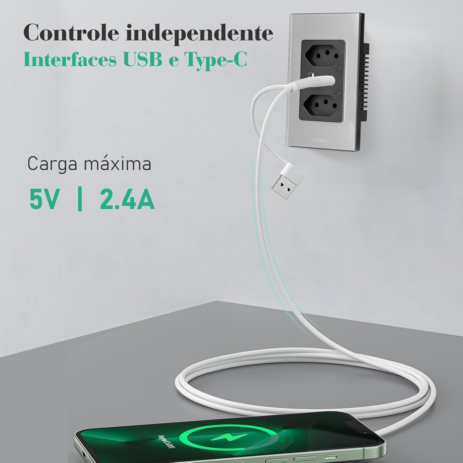 Interruptor Inteligente WiFi, Tomada Inteligente WiFi, Controle Remoto de Eletrodomésticos Por Telefones Celulares Coibeu - Miniatura 7