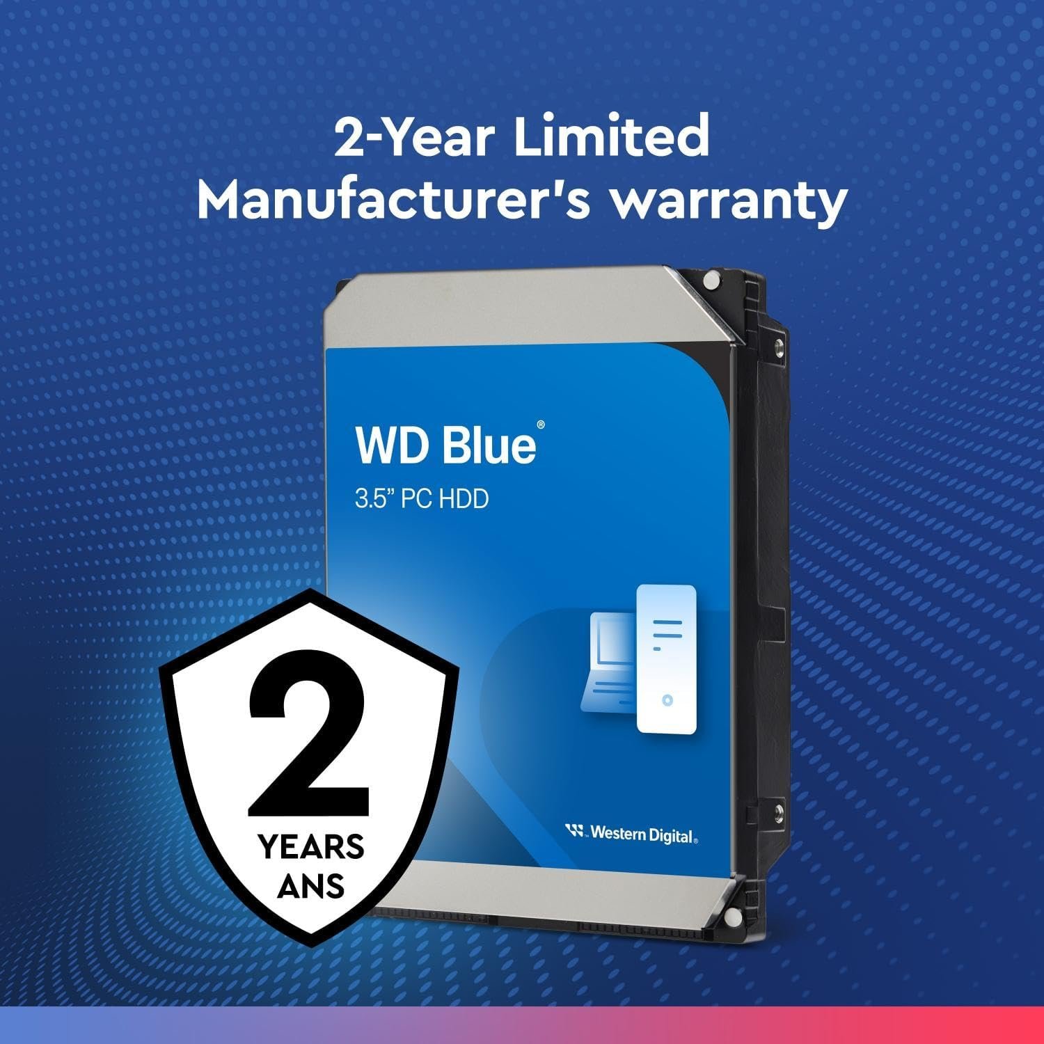 HD Interno 1Tb Desktop, Western Digital, HD Interno, Prata - Miniatura 6
