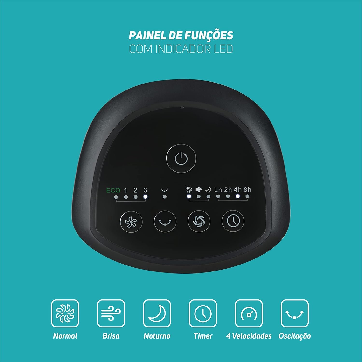 WAP Ventilador de Torre AIR SILENCE com 4 Níveis de Velocidade, Time de até 15 Horas e Desligamento Automático - Miniatura 2
