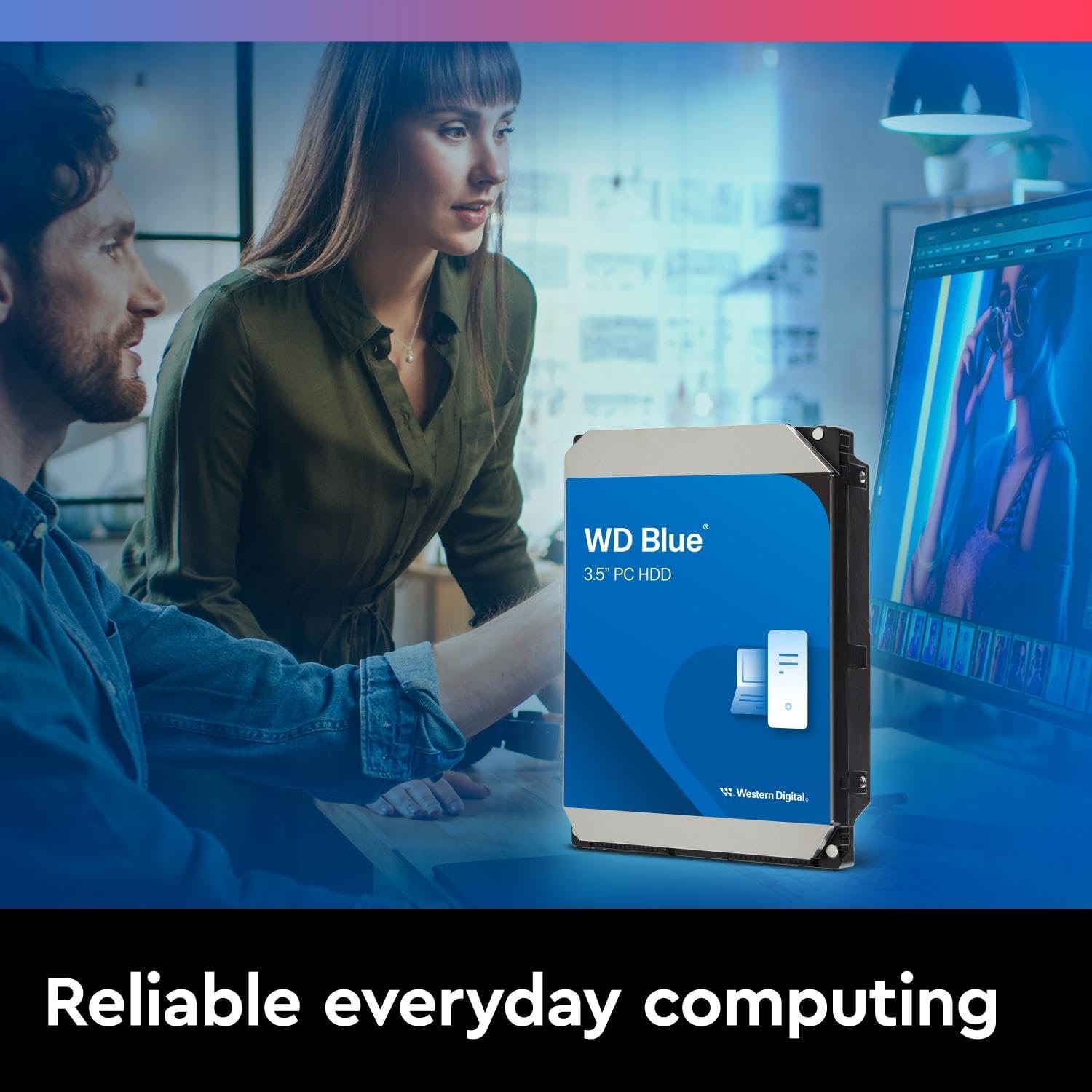 HD Interno 1Tb Desktop, Western Digital, HD Interno, Prata - Miniatura 8