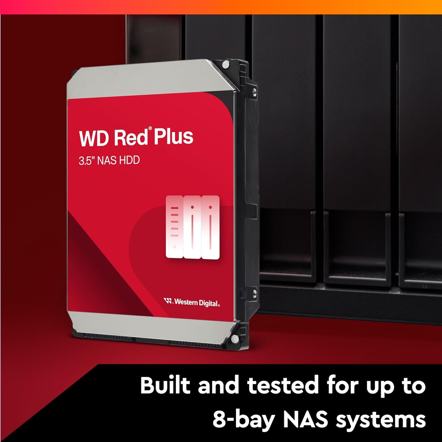 HDD WD RED PLUS 4 TB NAS PARA SERVIDOR 24X7 - WD40EFPX - Miniatura 7