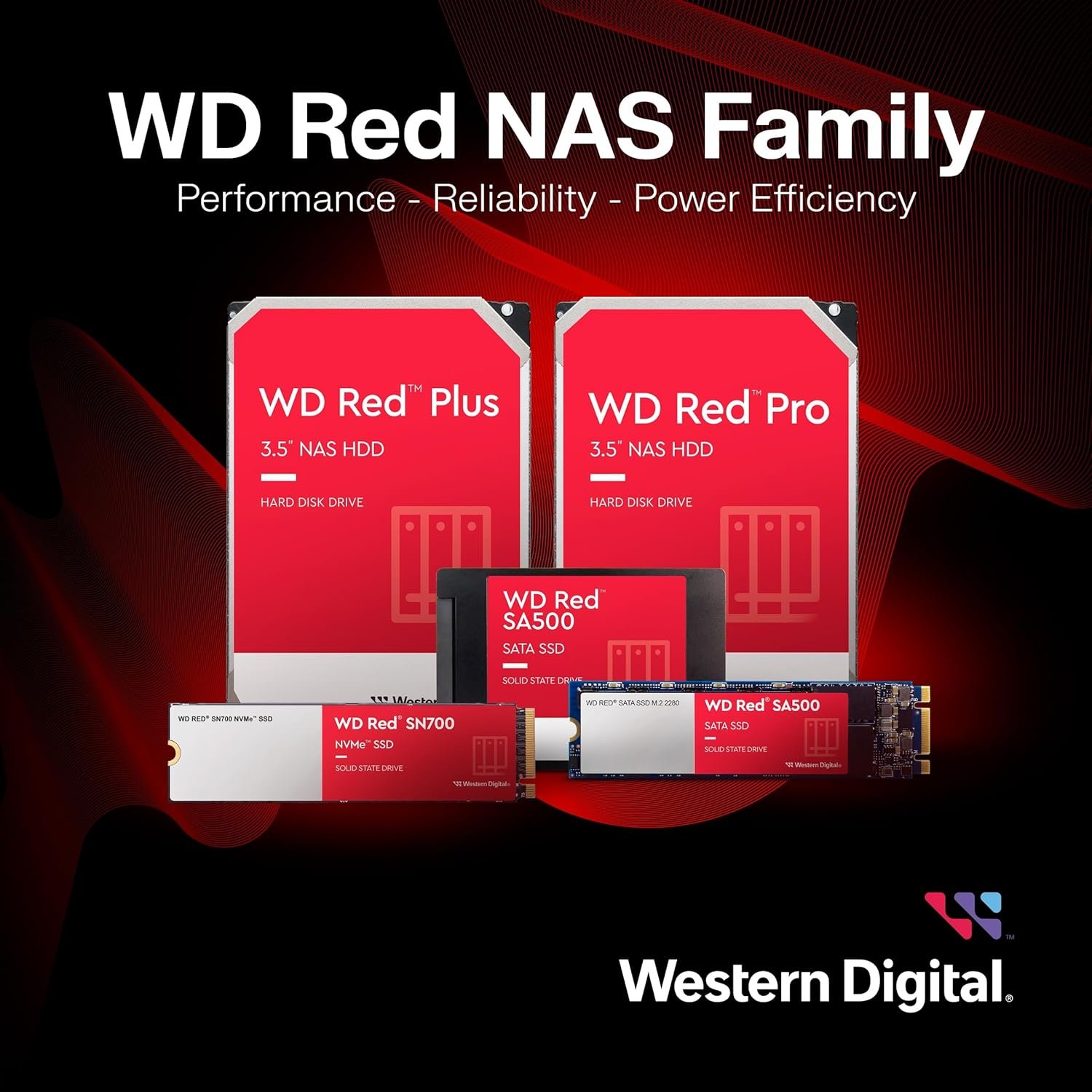 HDD WD RED PLUS 4 TB NAS PARA SERVIDOR 24X7 - WD40EFPX - Miniatura 2