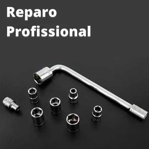 Kit de Ferramentas 10 Peças - Chave L Soquete de Boca com Estojo Cinza - Miniatura 4
