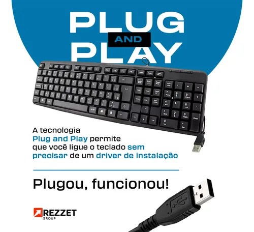 Teclado Bahrein Para Pc Computador Notebook - Miniatura 6