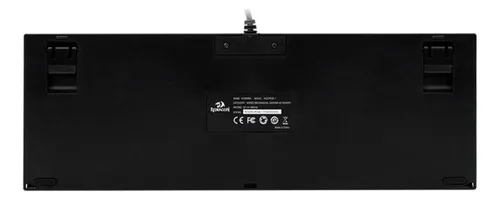 Teclado gamer Redragon Kumara QWERTY Outemu Black português Brasil cor preto com luz RGB - Miniatura 3