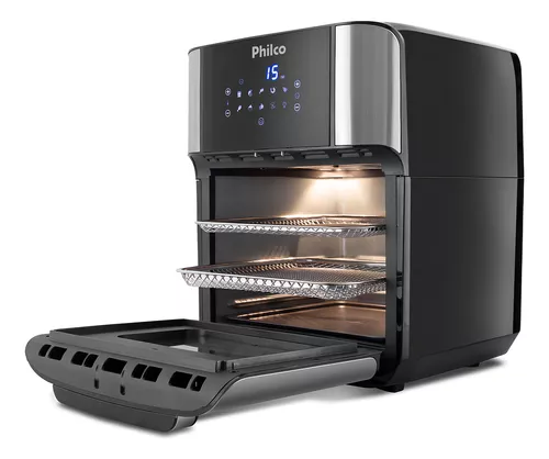 Fritadeira Elérica Air Fryer Oven Philco Pfr2200 12 litros 4 Em 1 - Miniatura 5