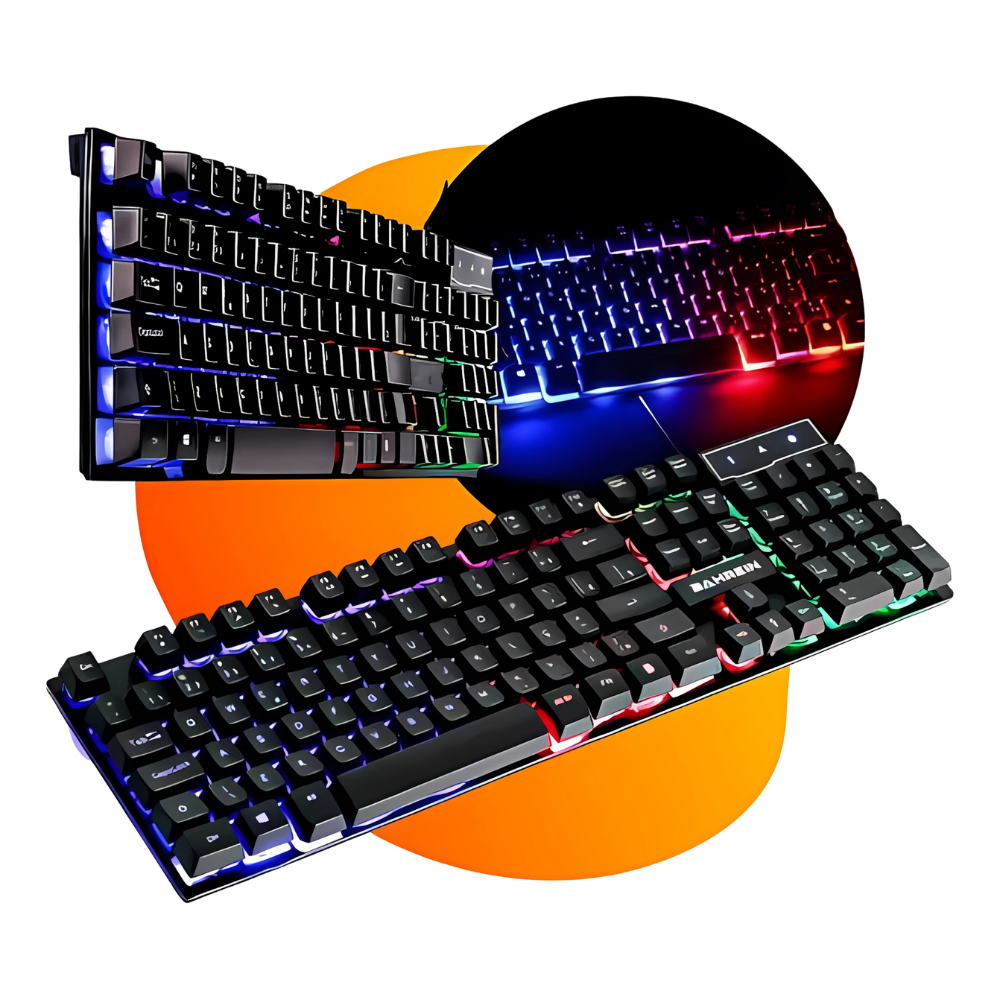 Teclado gamer Bahrein Qwerty português Brasil - Miniatura 1